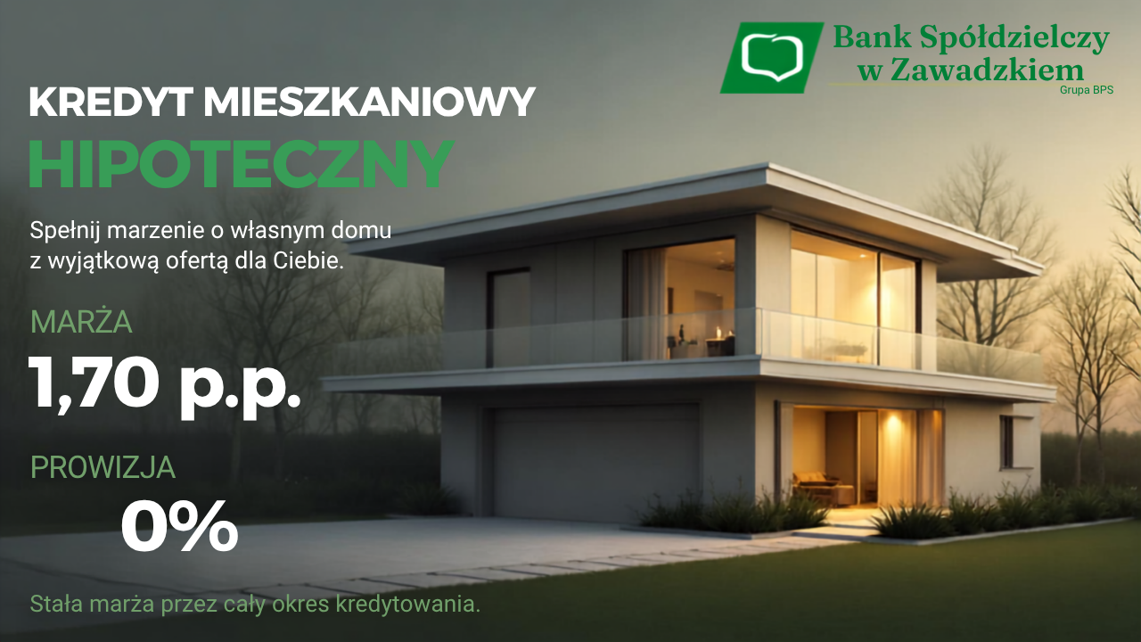 Jesienna promocja kredytów mieszkaniowo-hipotecznych